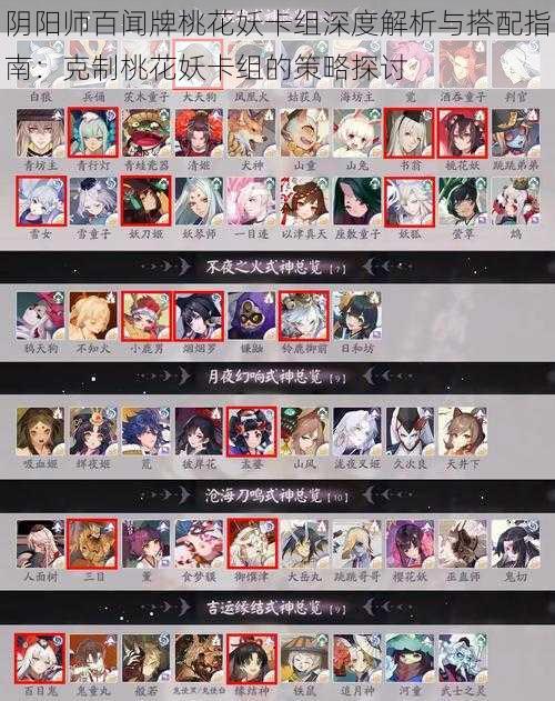 阴阳师百闻牌桃花妖卡组深度解析与搭配指南:克制桃花妖卡组的策略探讨