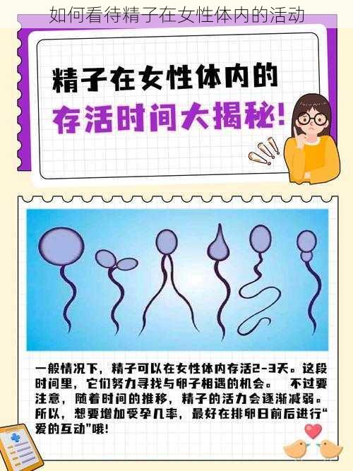 如何看待精子在女性体内的活动