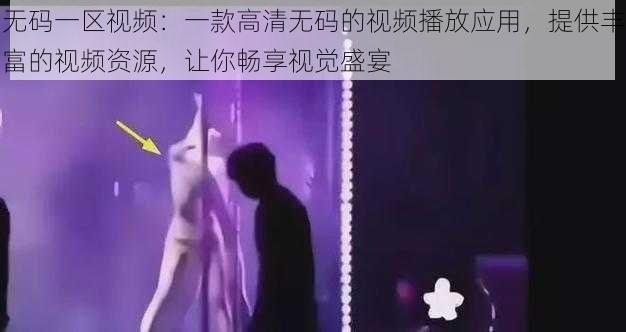 无码一区视频:一款高清无码的视频播放应用,提供丰富的视频资源,让你畅享视觉盛宴