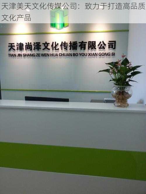天津美天文化传媒公司:致力于打造高品质文化产品