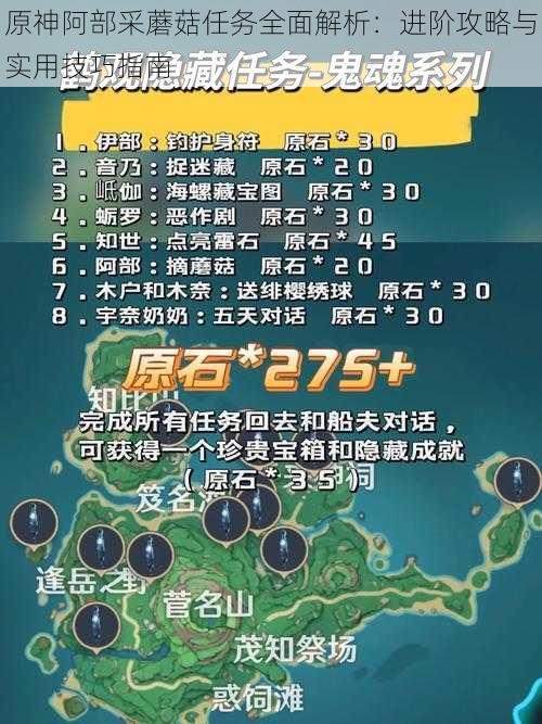 原神阿部采蘑菇任务全面解析:进阶攻略与实用技巧指南