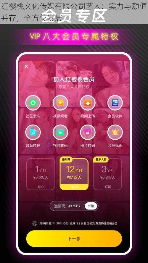 红樱桃文化传媒有限公司艺人:实力与颜值并存,全方位发展