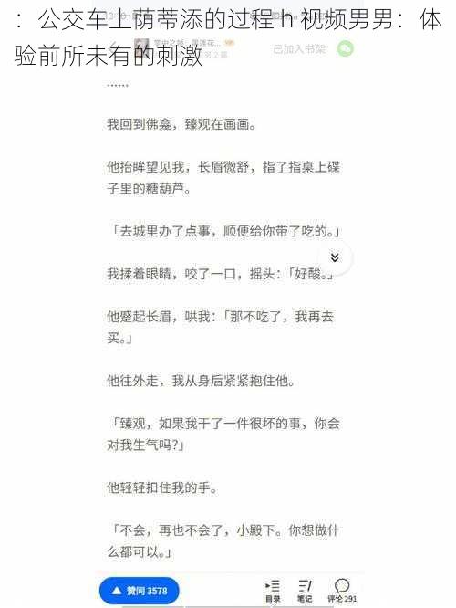 :公交车上荫蒂添的过程 h 视频男男:体验前所未有的刺激