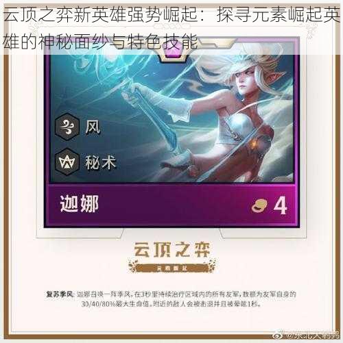 云顶之弈新英雄强势崛起:探寻元素崛起英雄的神秘面纱与特色技能