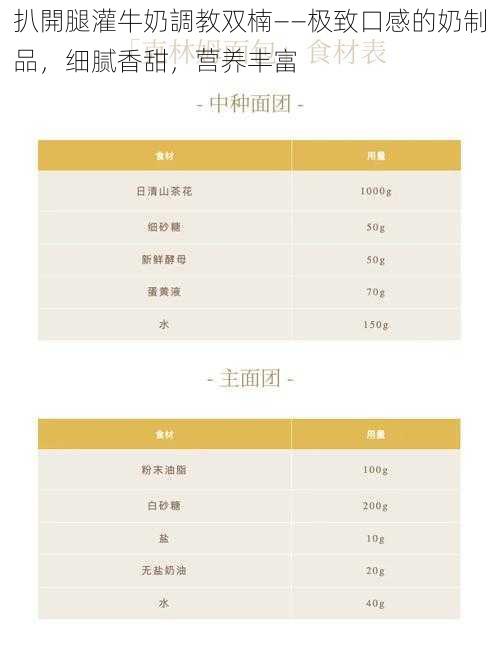 扒開腿灌牛奶調教双楠——极致口感的奶制品,细腻香甜,营养丰富