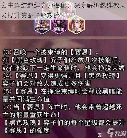 公主连结羁绊之力揭秘:深度解析羁绊效果及提升策略详解攻略