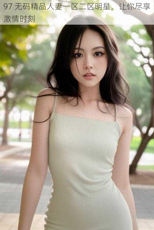 97 无码精品人妻一区二区明星,让你尽享激情时刻