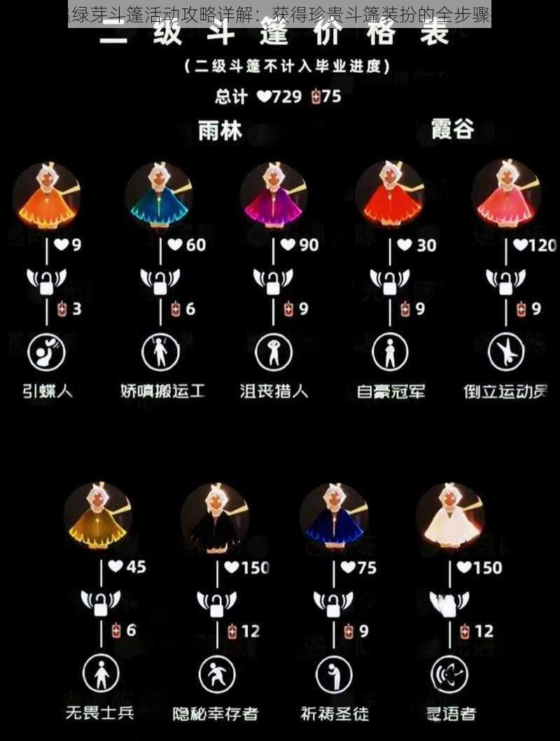 光遇绿芽斗篷活动攻略详解:获得珍贵斗篷装扮的全步骤指南