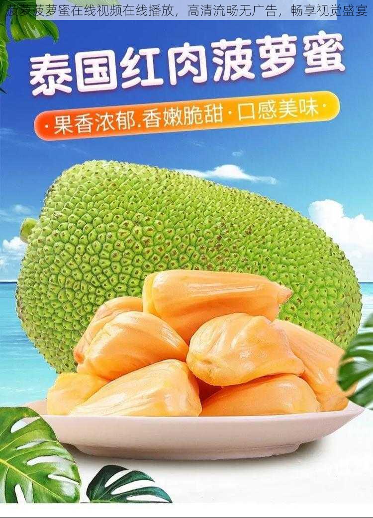 菠萝菠萝蜜在线视频在线播放,高清流畅无广告,畅享视觉盛宴