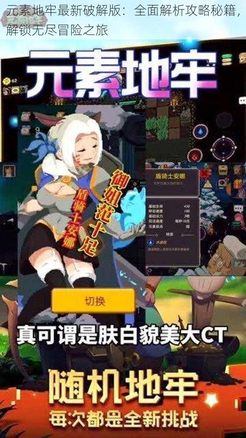 元素地牢最新破解版:全面解析攻略秘籍,解锁无尽冒险之旅