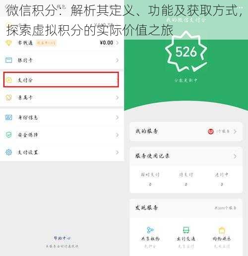 微信积分:解析其定义、功能及获取方式,探索虚拟积分的实际价值之旅
