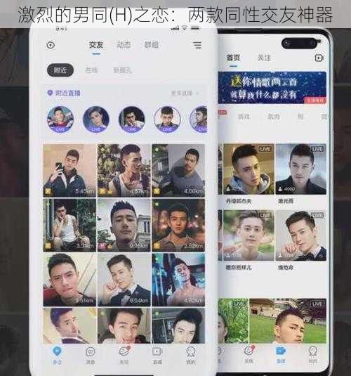 激烈的男同(H)之恋:两款同性交友神器