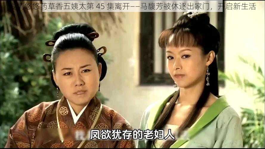 爱情悠悠药草香五姨太第 45 集离开——马馥芳被休逐出家门,开启新生活