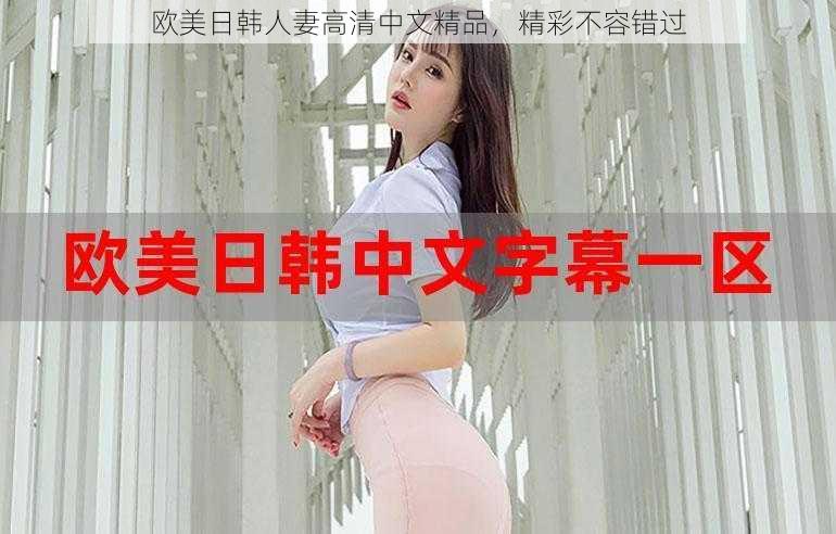欧美日韩人妻高清中文精品,精彩不容错过