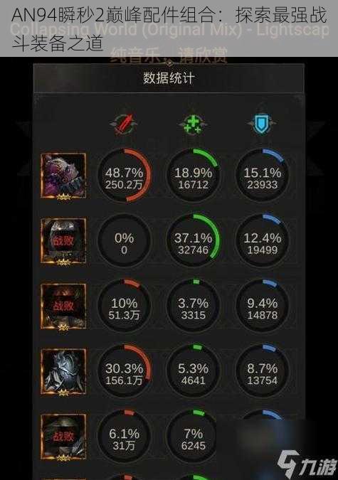AN94瞬秒2巅峰配件组合:探索最强战斗装备之道