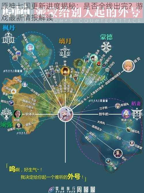 原神七国更新进度揭秘:是否全线出完?游戏最新情报解读
