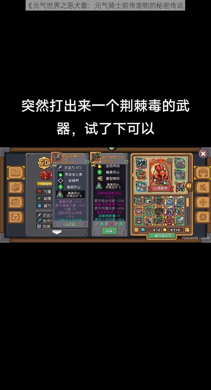 《元气世界之恶犬套:元气骑士前传宠物的秘密传说》