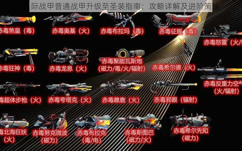 星际战甲普通战甲升级至圣装指南:攻略详解及进阶策略