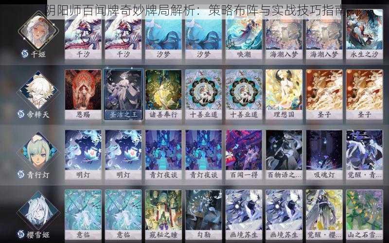阴阳师百闻牌奇妙牌局解析:策略布阵与实战技巧指南