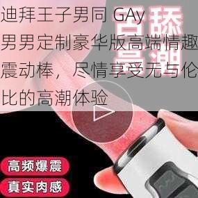 迪拜王子男同 GAy 男男定制豪华版高端情趣震动棒,尽情享受无与伦比的高潮体验