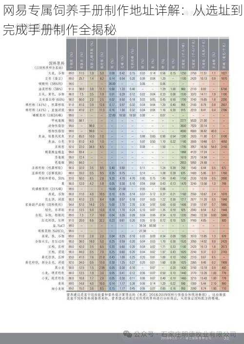 网易专属饲养手册制作地址详解:从选址到完成手册制作全揭秘