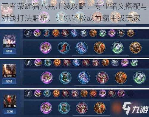 王者荣耀猪八戒出装攻略:专业铭文搭配与对线打法解析,让你轻松成为霸主级玩家