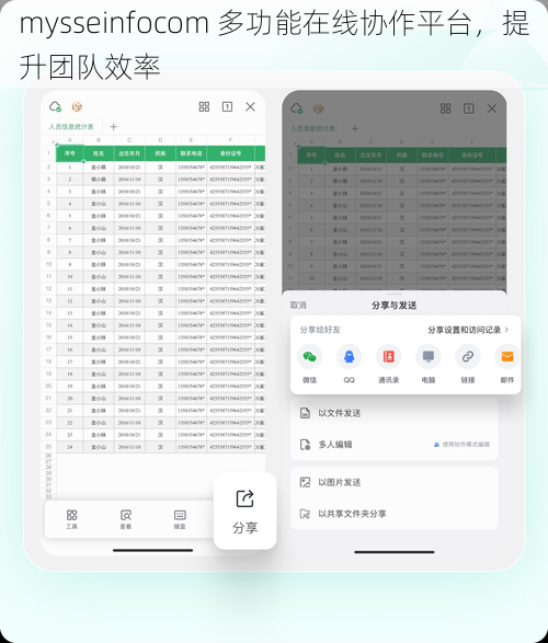 mysseinfocom 多功能在线协作平台,提升团队效率