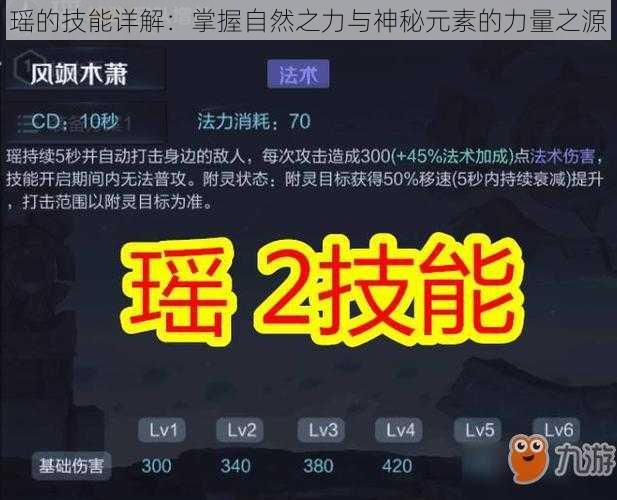 瑶的技能详解:掌握自然之力与神秘元素的力量之源