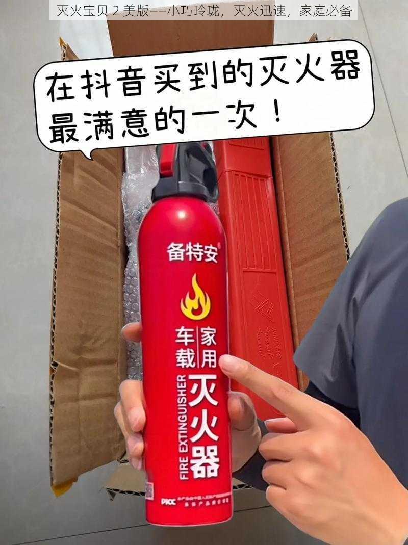 灭火宝贝 2 美版——小巧玲珑,灭火迅速,家庭必备