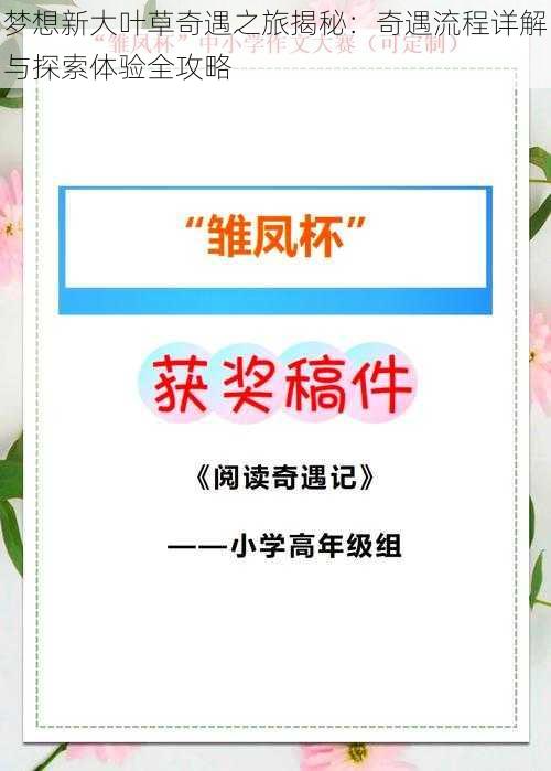 梦想新大叶草奇遇之旅揭秘:奇遇流程详解与探索体验全攻略