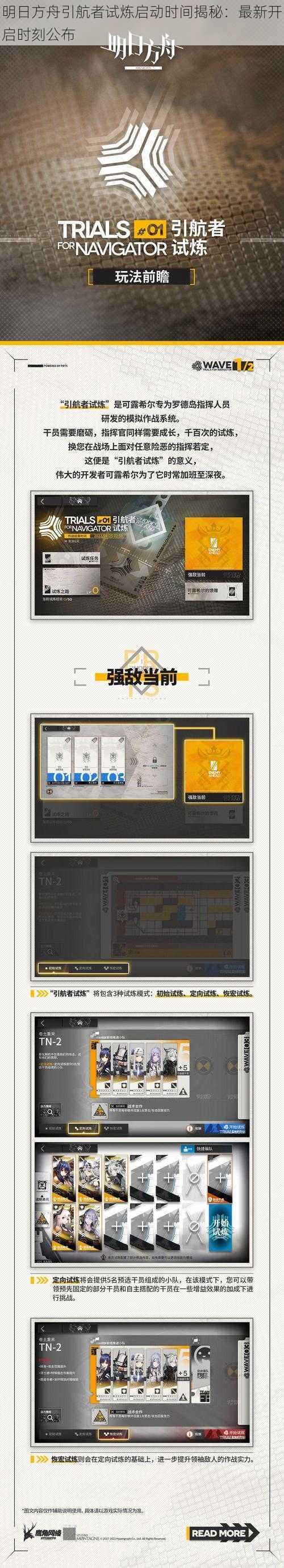 明日方舟引航者试炼启动时间揭秘:最新开启时刻公布
