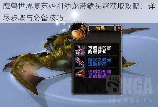 魔兽世界复苏始祖幼龙带鳍头冠获取攻略:详尽步骤与必备技巧