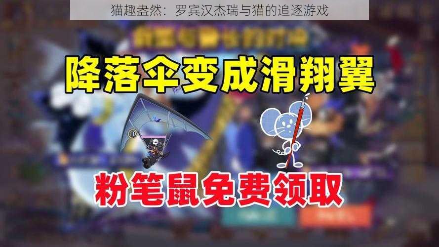 猫趣盎然:罗宾汉杰瑞与猫的追逐游戏