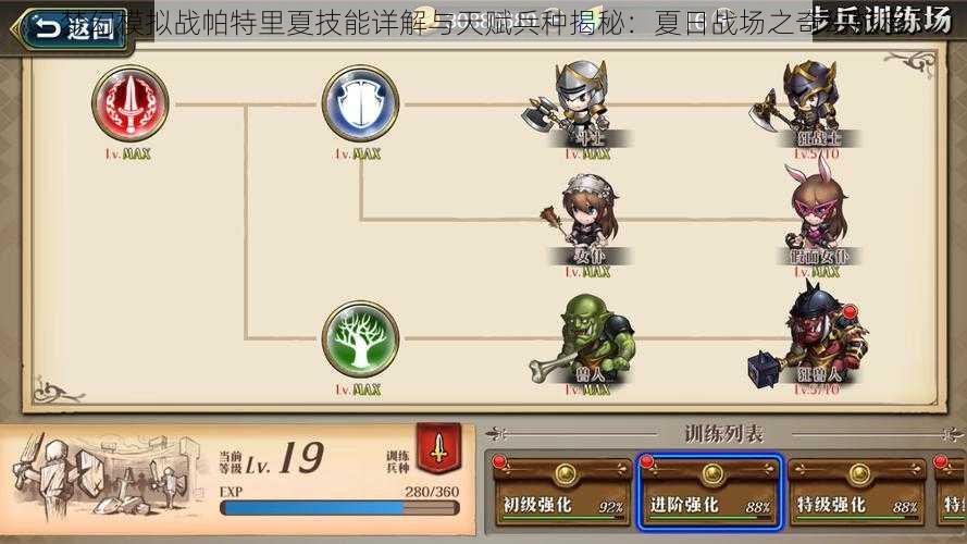梦幻模拟战帕特里夏技能详解与天赋兵种揭秘:夏日战场之奇幻旅程