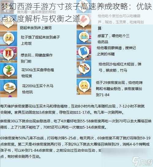 梦幻西游手游方寸孩子高速养成攻略:优缺点深度解析与权衡之道
