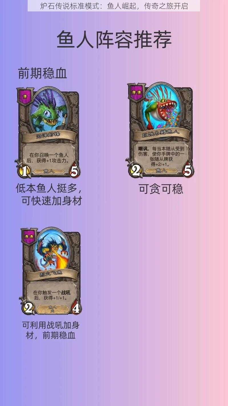 炉石传说标准模式:鱼人崛起,传奇之旅开启