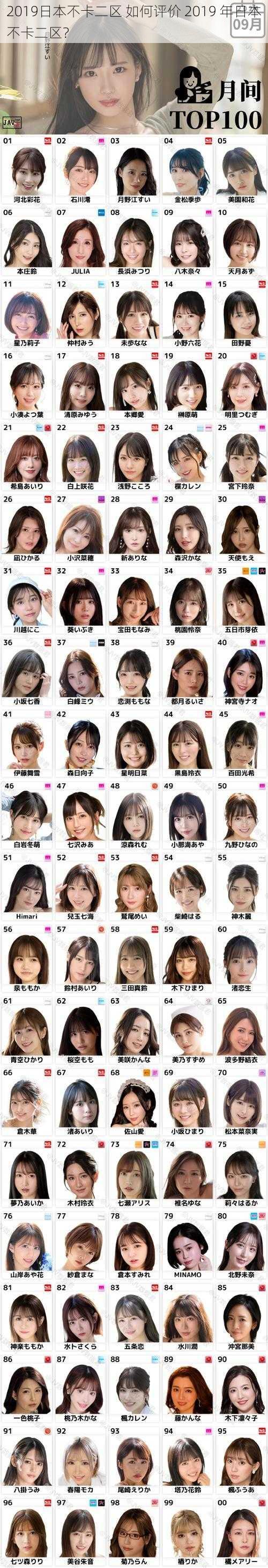 2019日本不卡二区 如何评价 2019 年日本不卡二区?