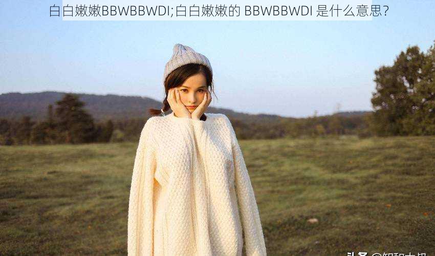 白白嫩嫩BBWBBWDI;白白嫩嫩的 BBWBBWDI 是什么意思?