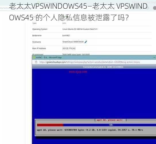 老太太VPSWINDOWS45—老太太 VPSWINDOWS45 的个人隐私信息被泄露了吗?