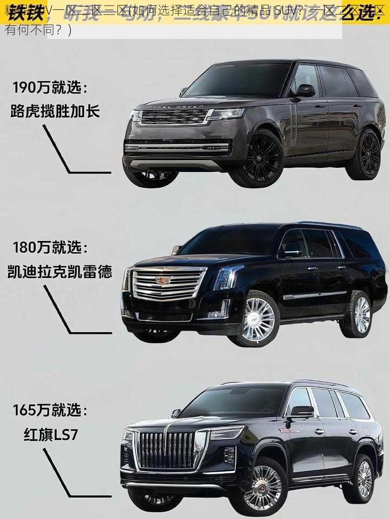 精品SUV一区二区三区(如何选择适合自己的精品 SUV?一区二区三区有何不同?)