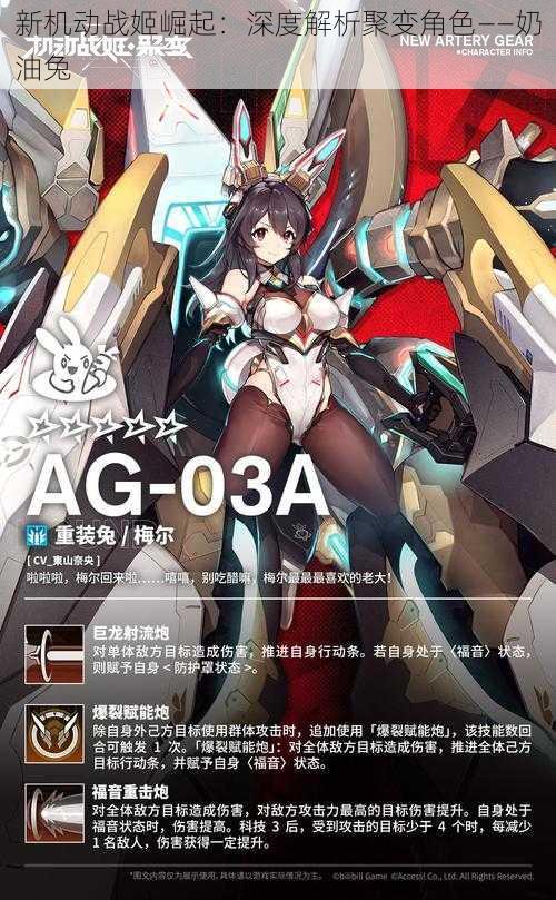 新机动战姬崛起:深度解析聚变角色——奶油兔