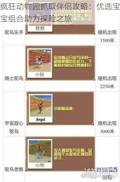 疯狂动物园抓取伴侣攻略:优选宝宝组合助力探险之旅