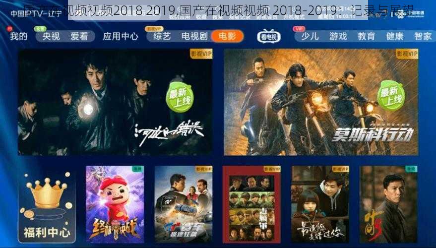 国产在视频视频2018 2019,国产在视频视频 2018-2019:记录与展望