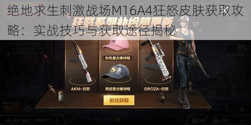 绝地求生刺激战场M16A4狂怒皮肤获取攻略:实战技巧与获取途径揭秘
