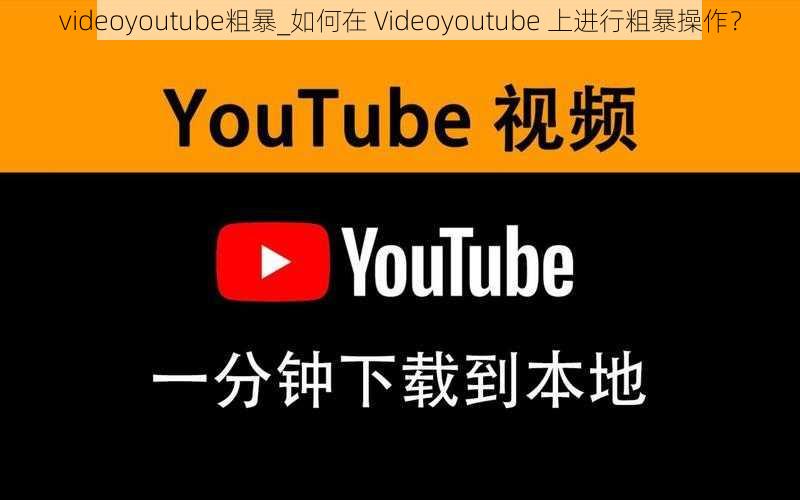 videoyoutube粗暴_如何在 Videoyoutube 上进行粗暴操作?