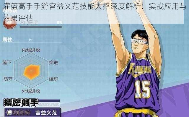 灌篮高手手游宫益义范技能大招深度解析:实战应用与效果评估