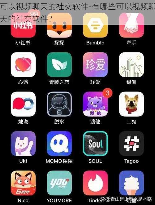 可以视频聊天的社交软件-有哪些可以视频聊天的社交软件?