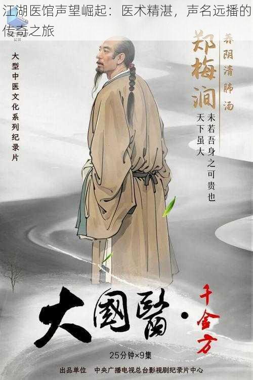 江湖医馆声望崛起:医术精湛,声名远播的传奇之旅