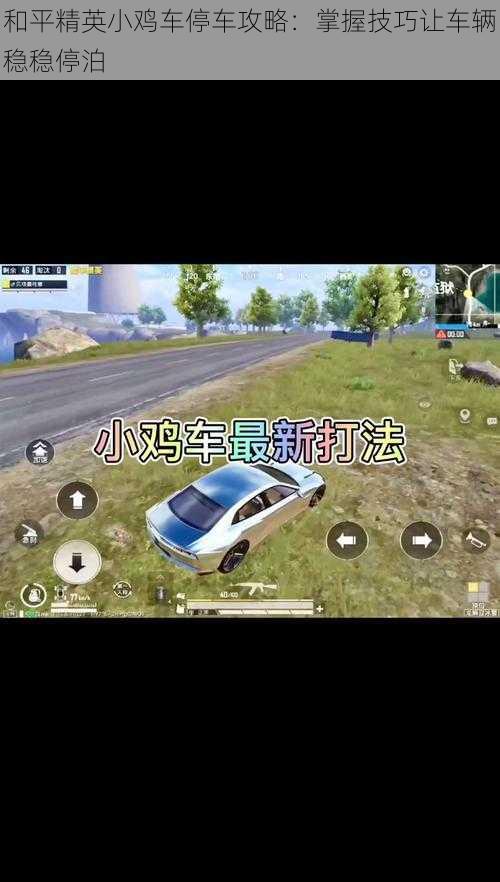 和平精英小鸡车停车攻略:掌握技巧让车辆稳稳停泊