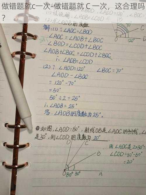 做错题就c一次-做错题就 C 一次,这合理吗?